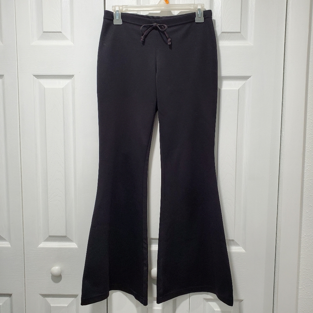 Madison & Co. Black Flared Trousers, Size Small